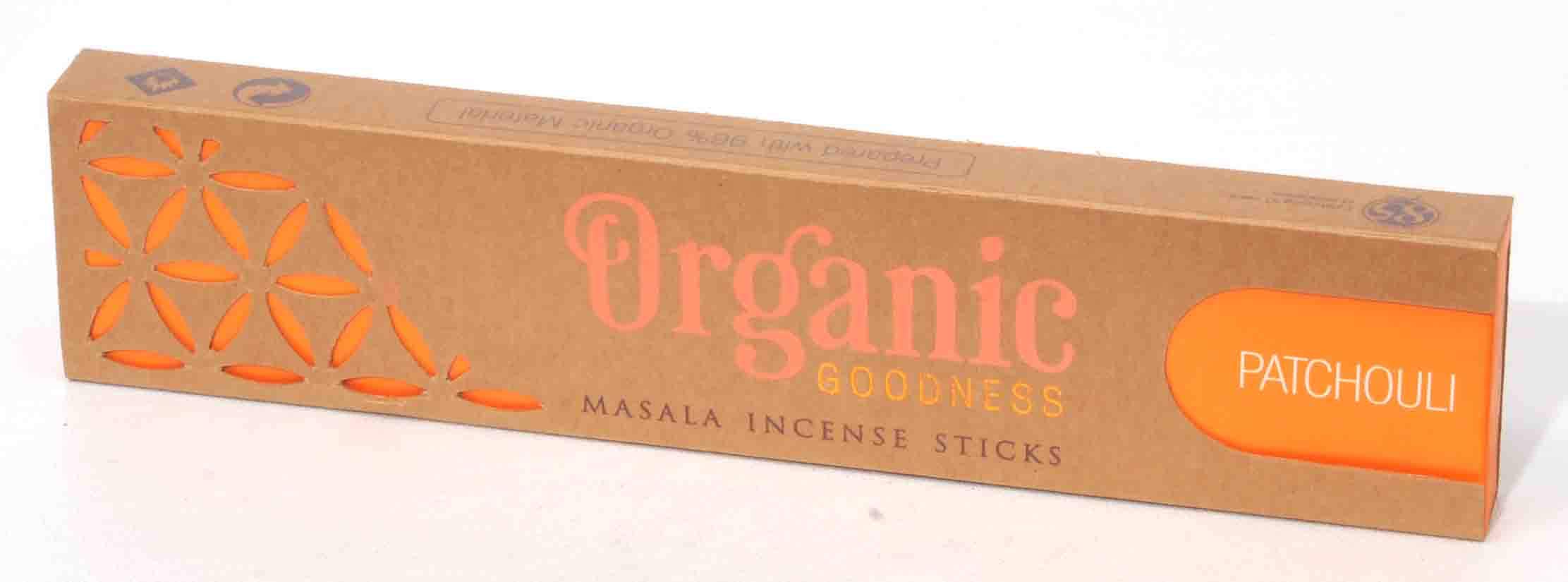 Organic Goodness Masala Incense Gift Set – Patchouli, Champa & Sandalwood | Pack of 3 Incense Boxes