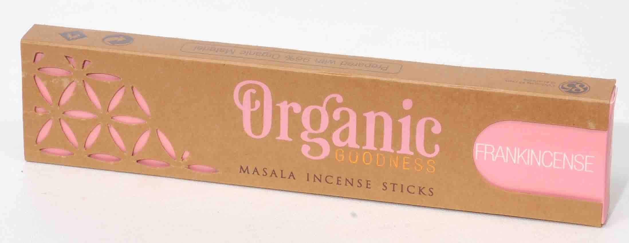 Organic Goodness Masala Incense Gift Set – White Sage, Lavender & Frankincense | Pack of 3 Incense Boxes