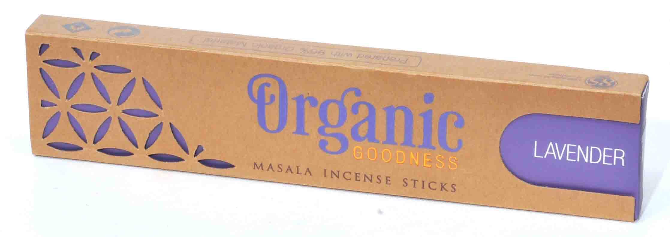 Organic Goodness Masala Incense Gift Set – White Sage, Lavender & Frankincense | Pack of 3 Incense Boxes