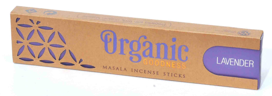 Organic Goodness Masala Incense Gift Set – White Sage, Lavender & Frankincense | Pack of 3 Incense Boxes