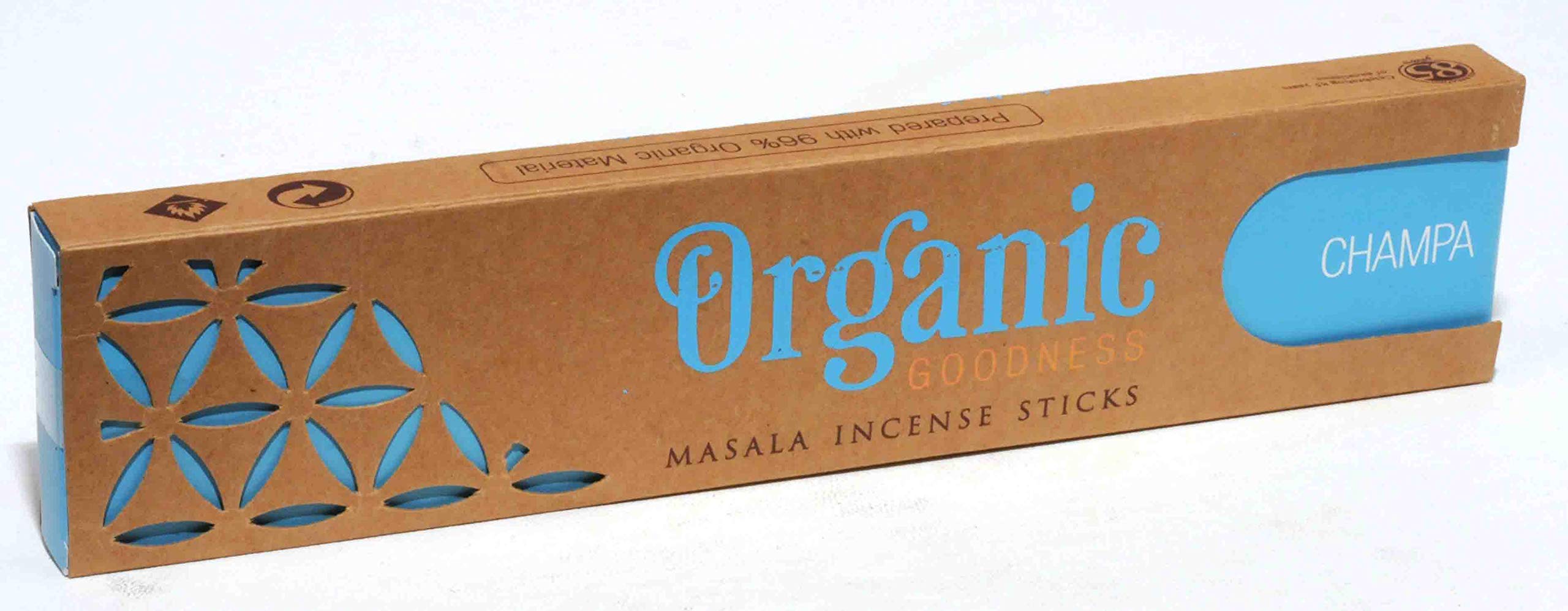 Organic Goodness Masala Incense Gift Set – Patchouli, Champa & Sandalwood | Pack of 3 Incense Boxes