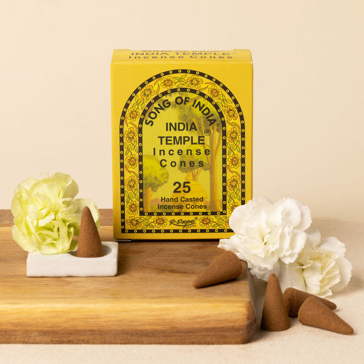 India Temple® Incense Cones – Pack of 2