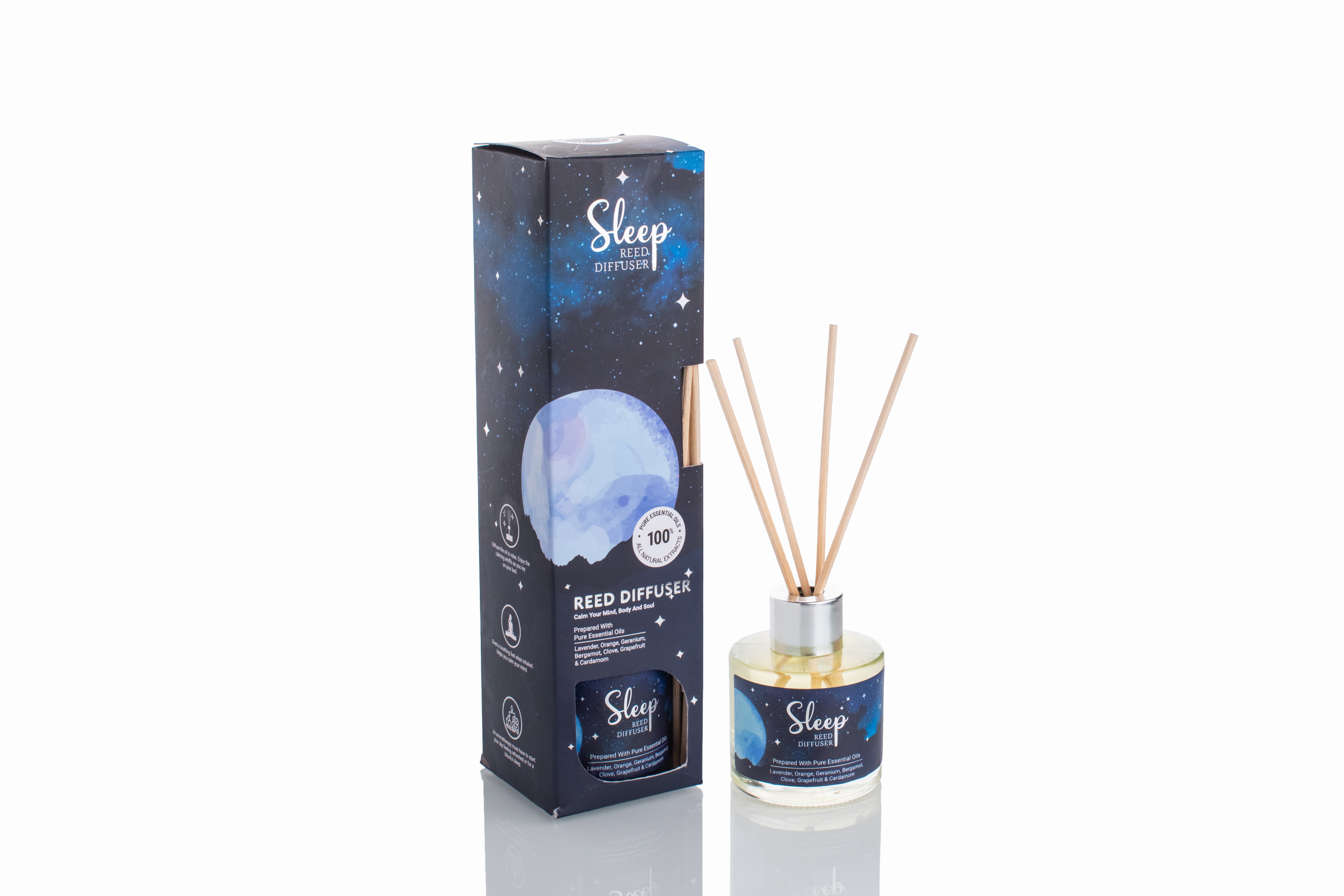 Sleep Reed Diffuser – 100mL | Pure Essential Oils