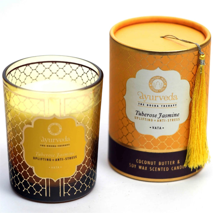 Ayurveda Candle- Tuberose Jasmine