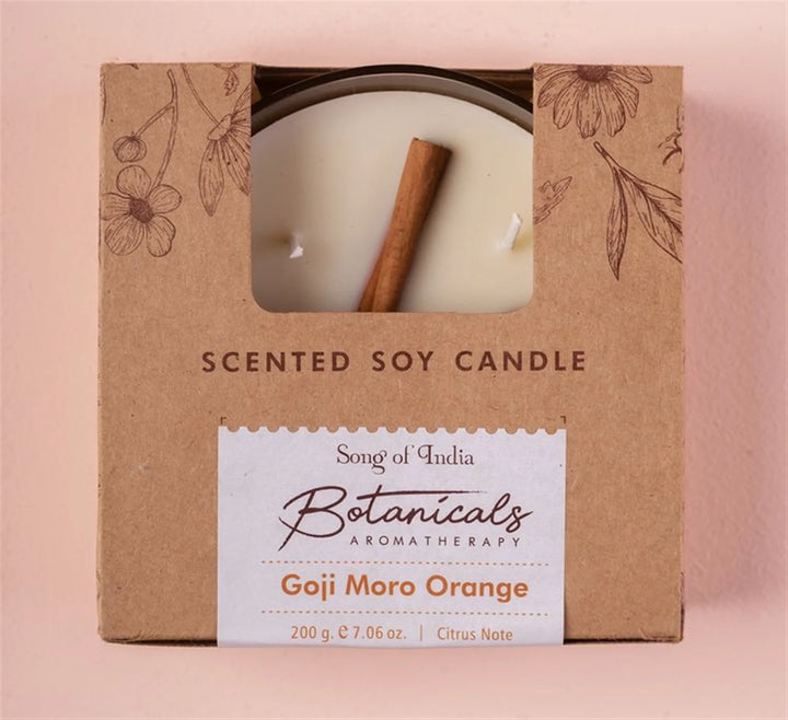 Botanical 3- Wick Candle Goji Tarocco Orange