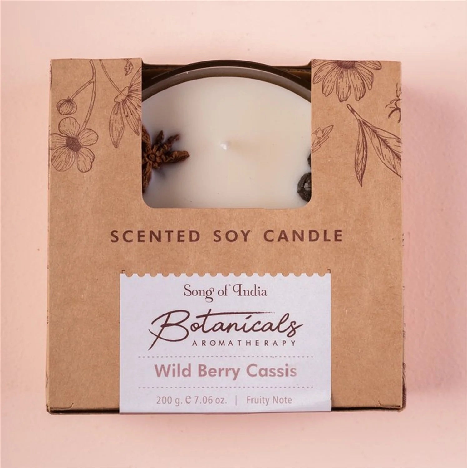 Botanical 3- Wick Candle Wild Berry