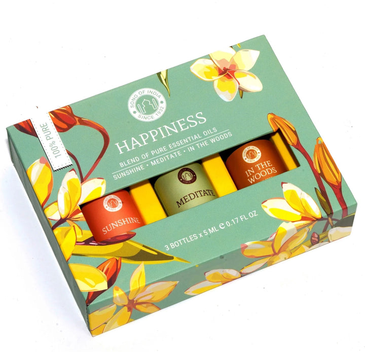 Happiness - Essential Oil Blends Gift Set