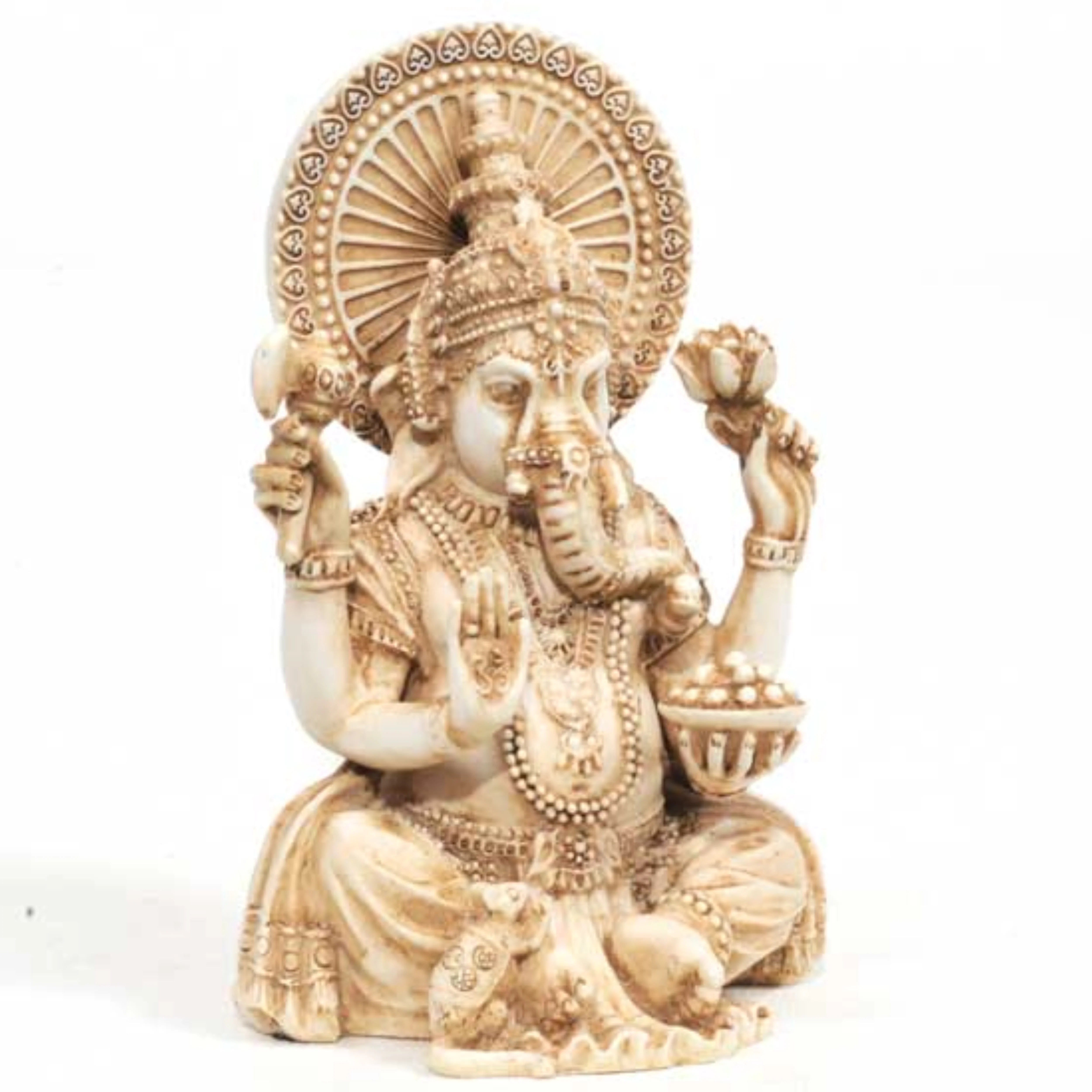 Ganesha in Ivory Finish