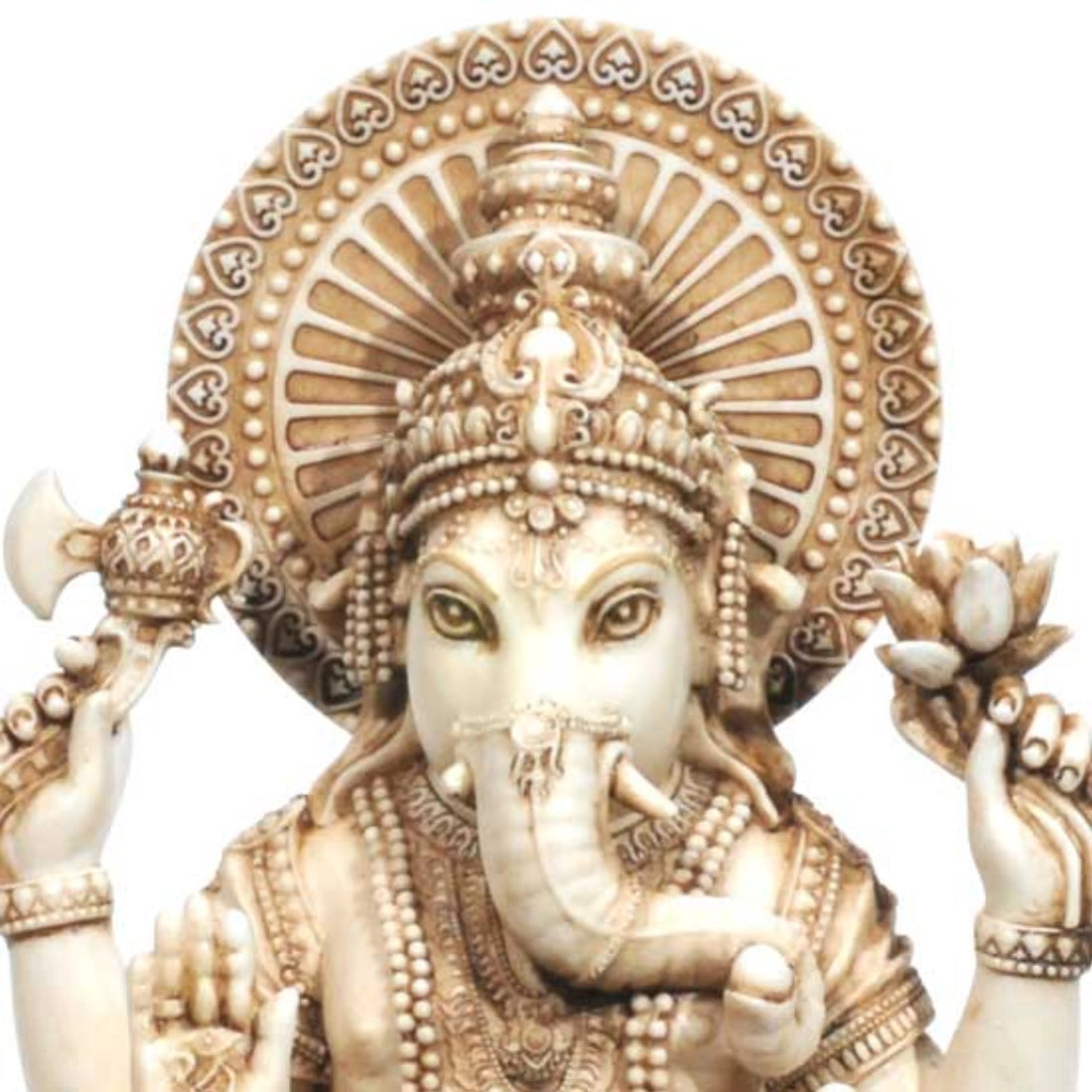 Resin Ganesha - Ivory