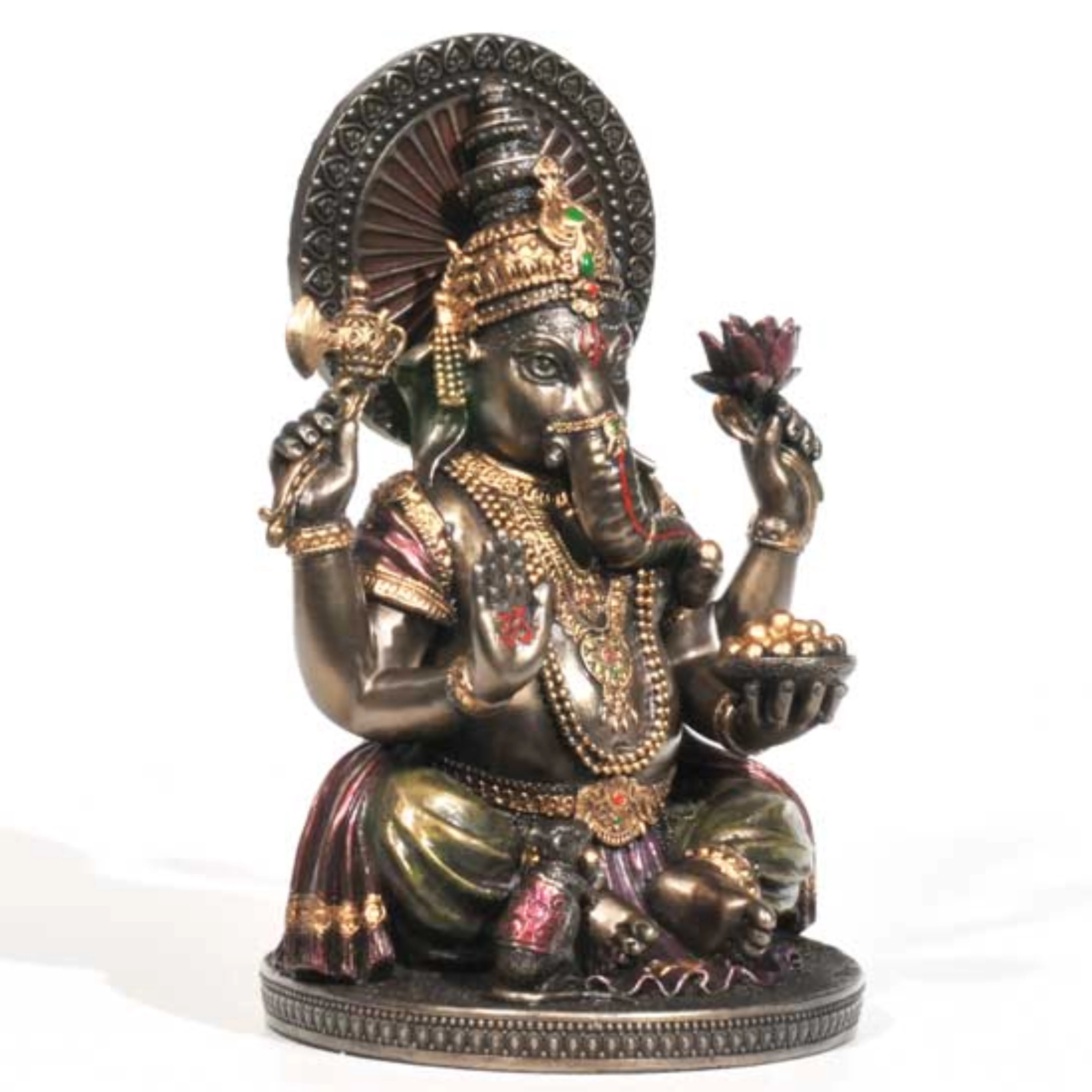 Resin Ganesha - Bronze color