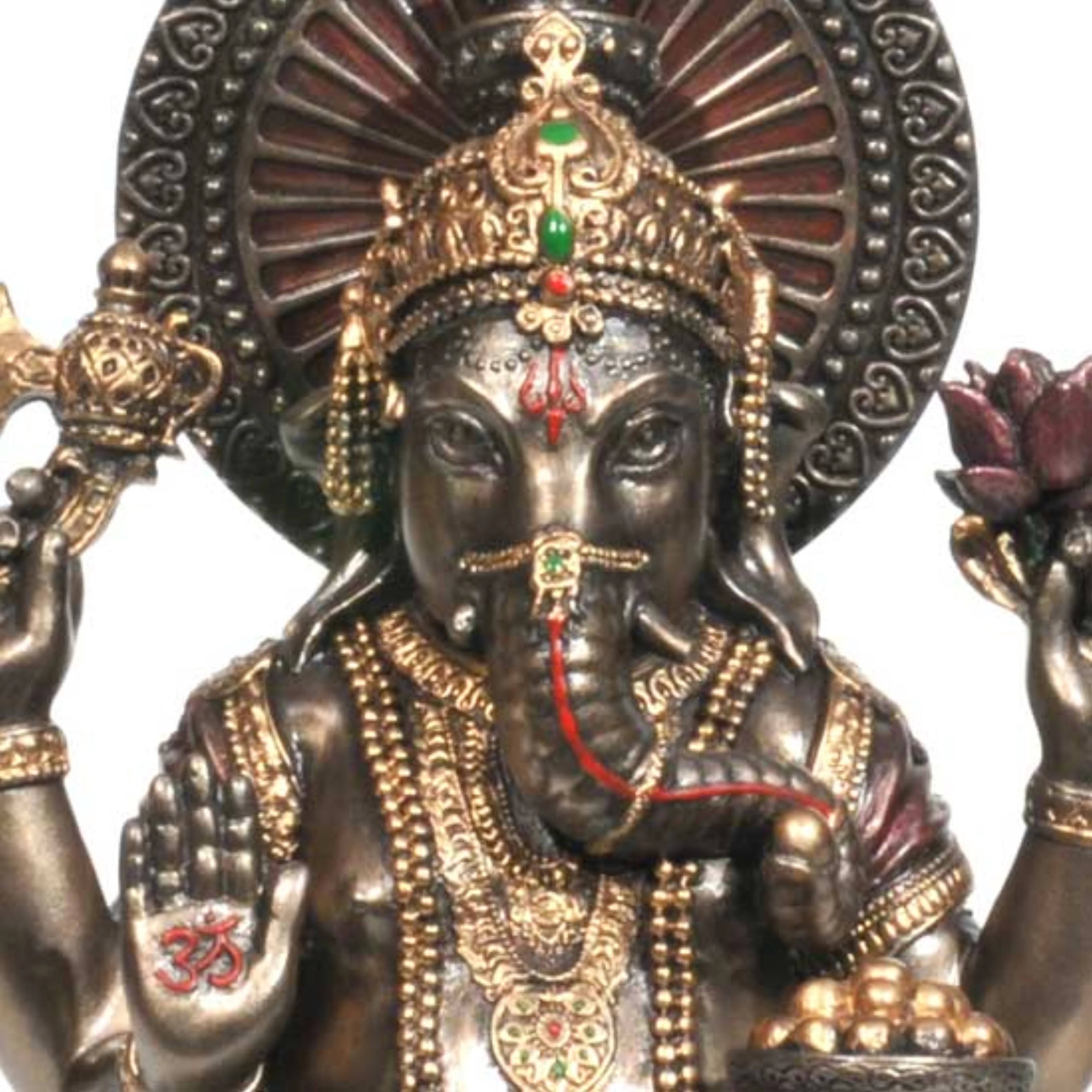 Resin Ganesha - Bronze color