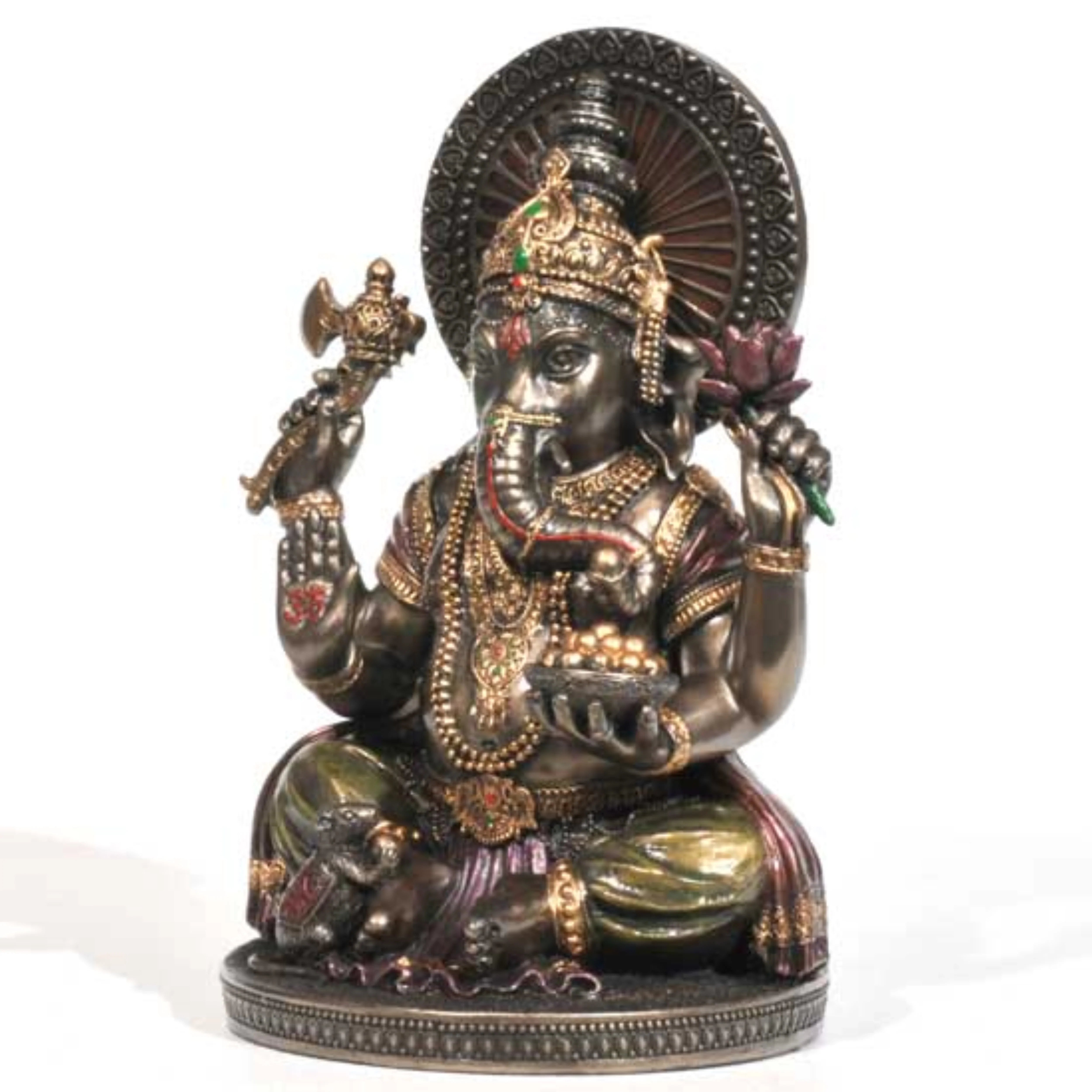 Resin Ganesha - Bronze color