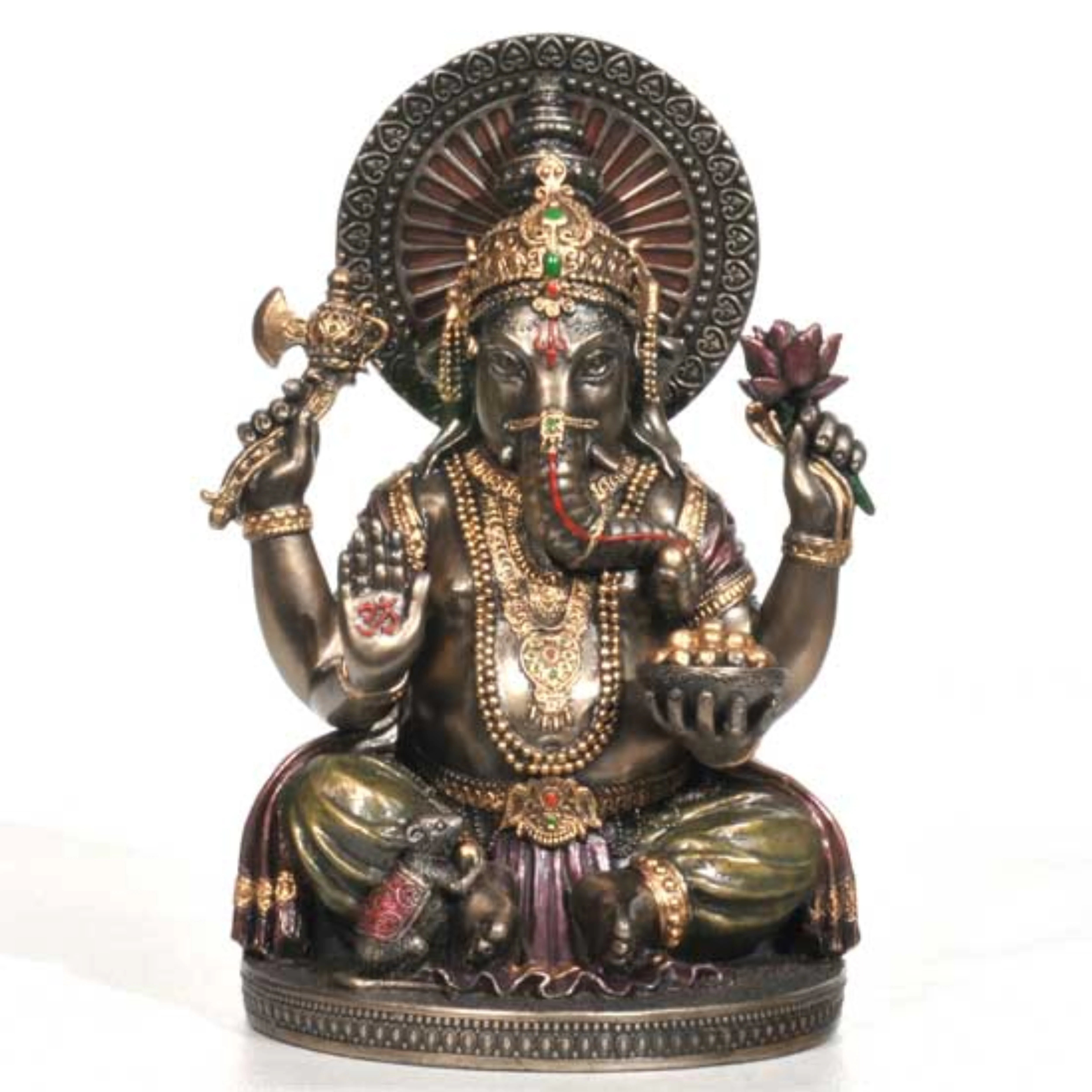 Resin Ganesha - Bronze color
