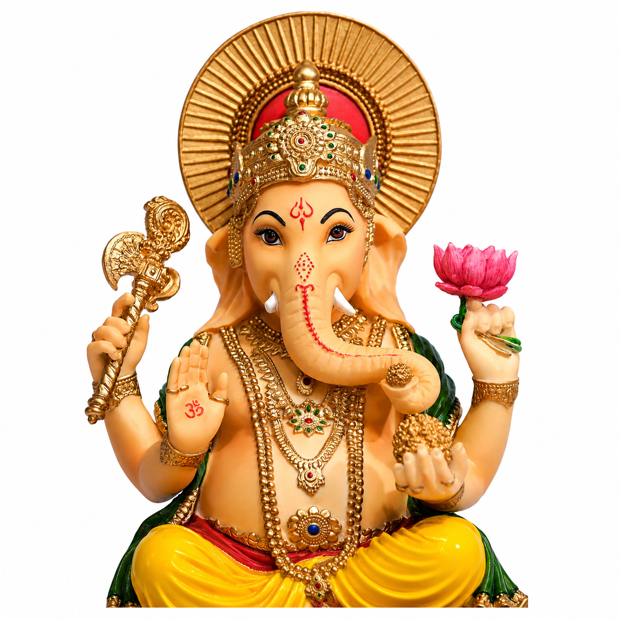 Song of India® Hand-Painted Lakshmi & Ganesha Figurine – Diwali Décor