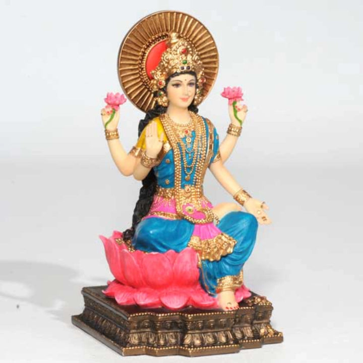 Lakshmi Figurine – Traditional Resin Statue