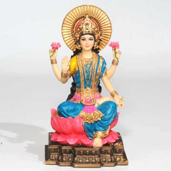 Lakshmi Figurine – Traditional Resin Statue
