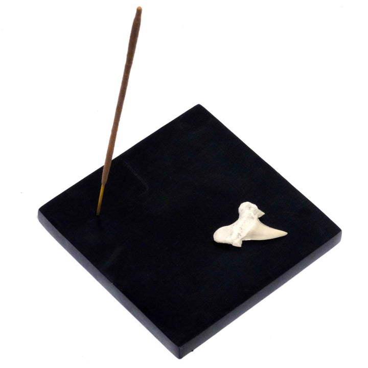 Shark Tooth Stone Incense Plate