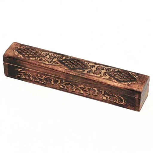 Diamond design incense burner box