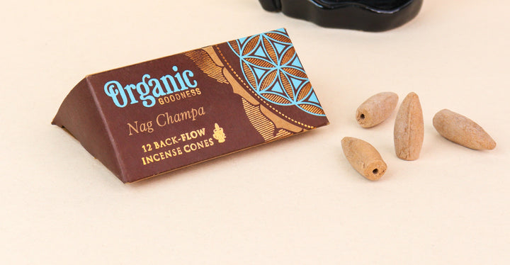 Organic Goodness Backflow Cones - Nag Champa