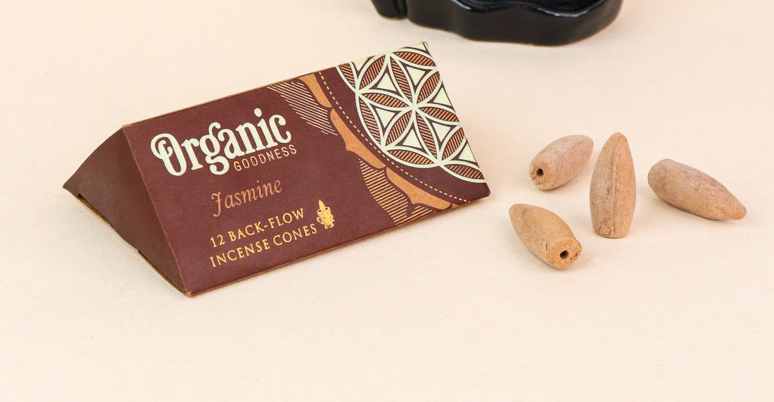 Organic Goodness Backflow Cones - Jasmine