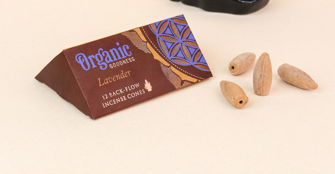 Organic Goodness Backflow Cones - Lavender
