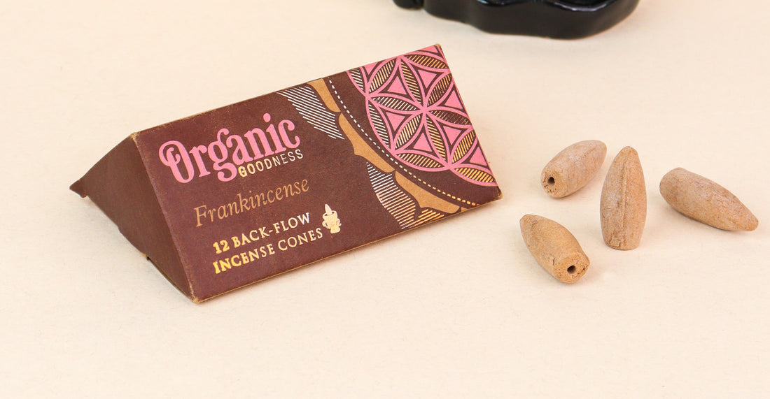 Organic Goodness Backflow Cones - Frankincense