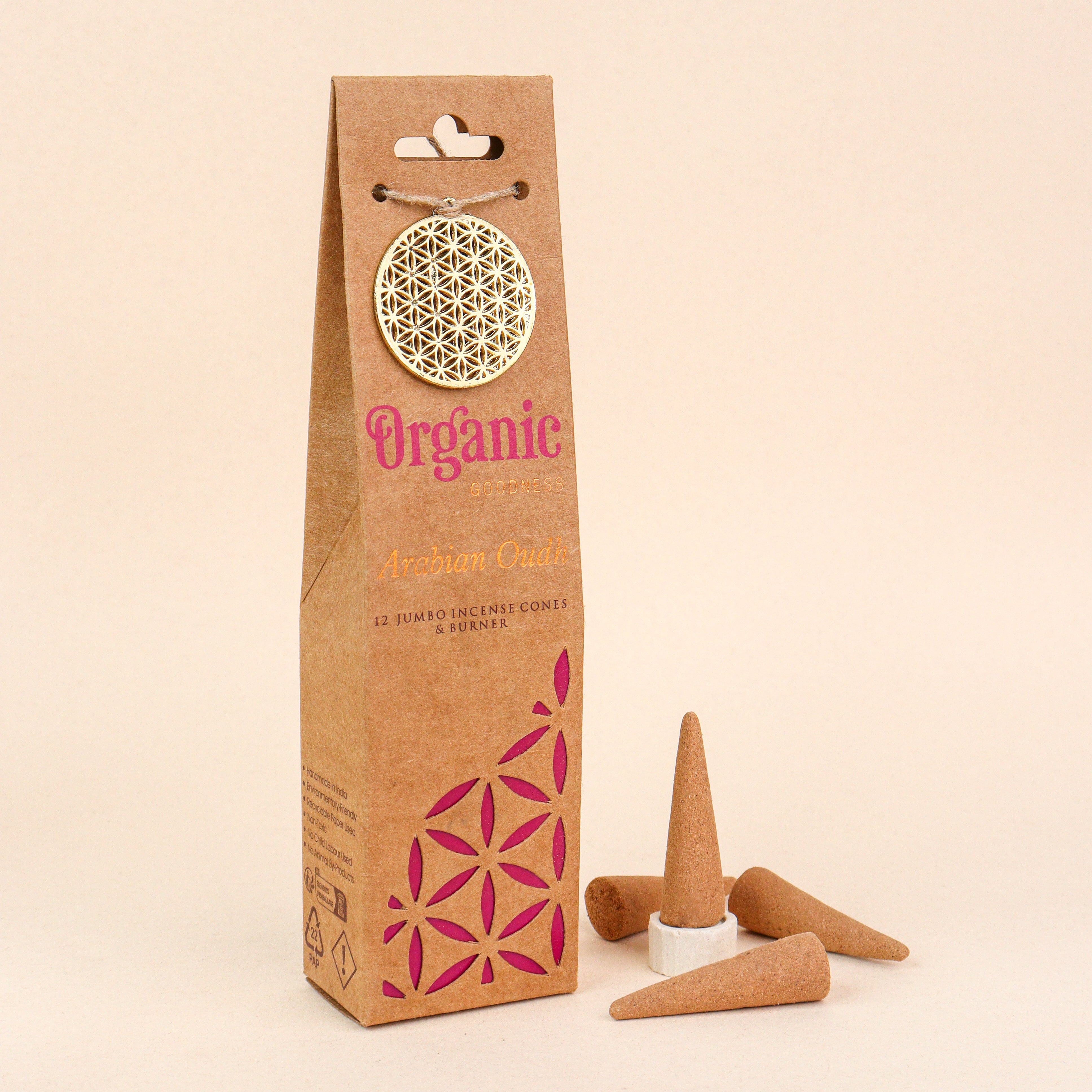 Organic Goodness Cones- Arabian Oud