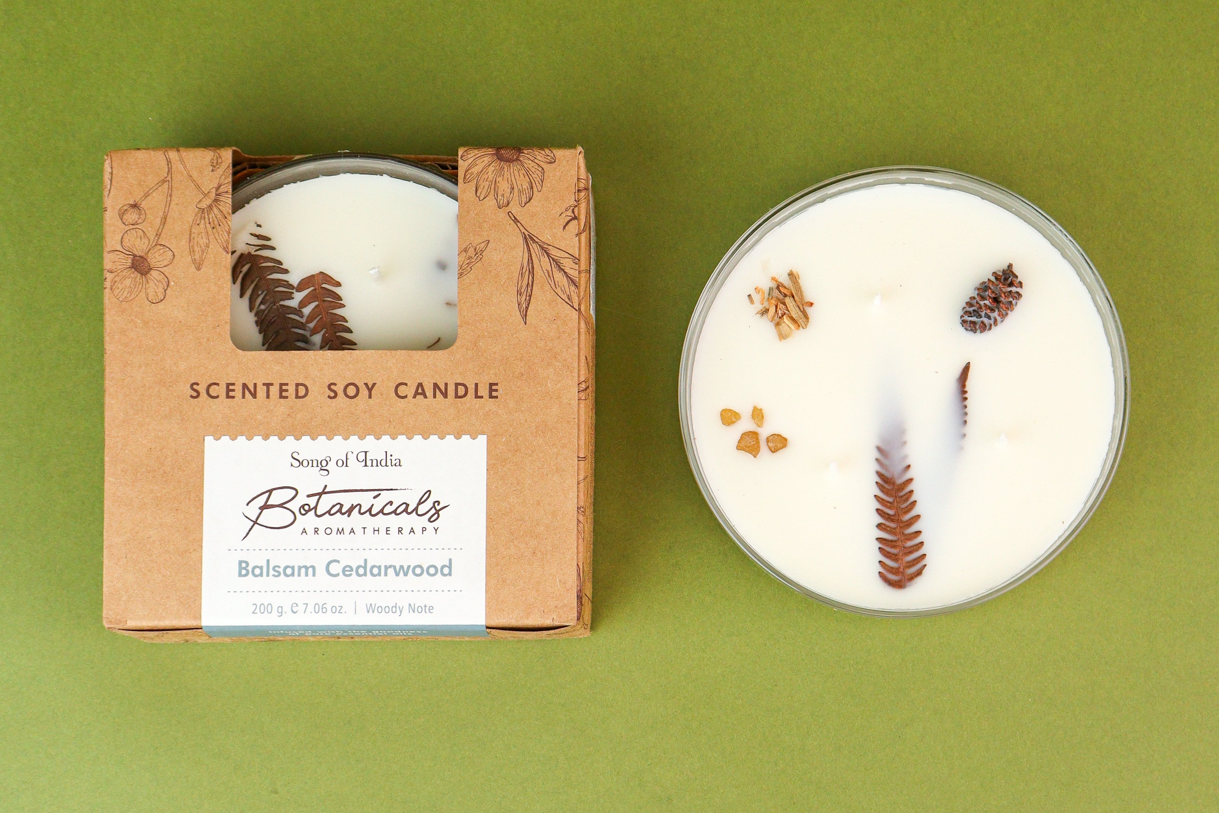 Botanical 3- Wick Candle Cedarwood