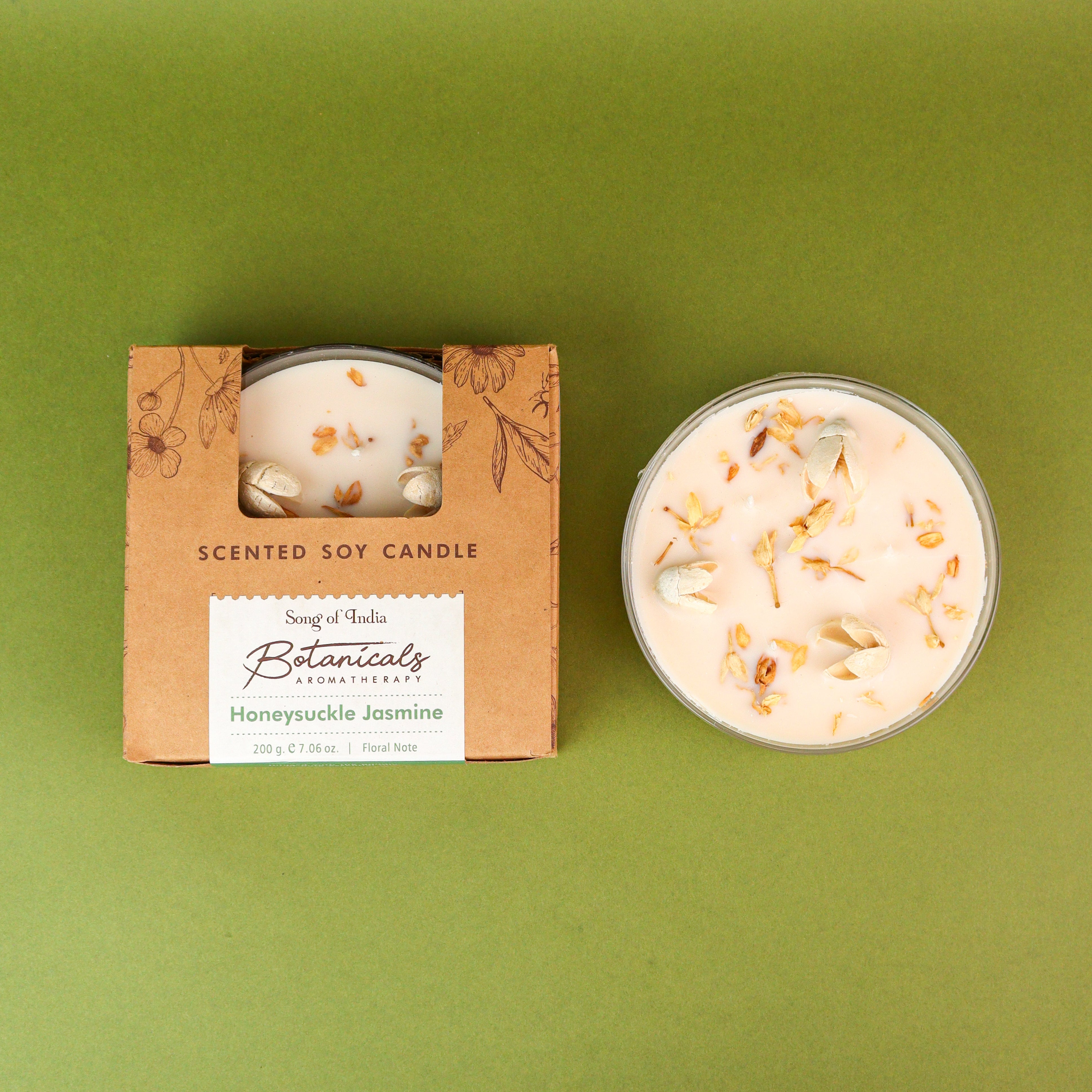 Botanical 3- Wick Candle Honeysuckle Jasmine