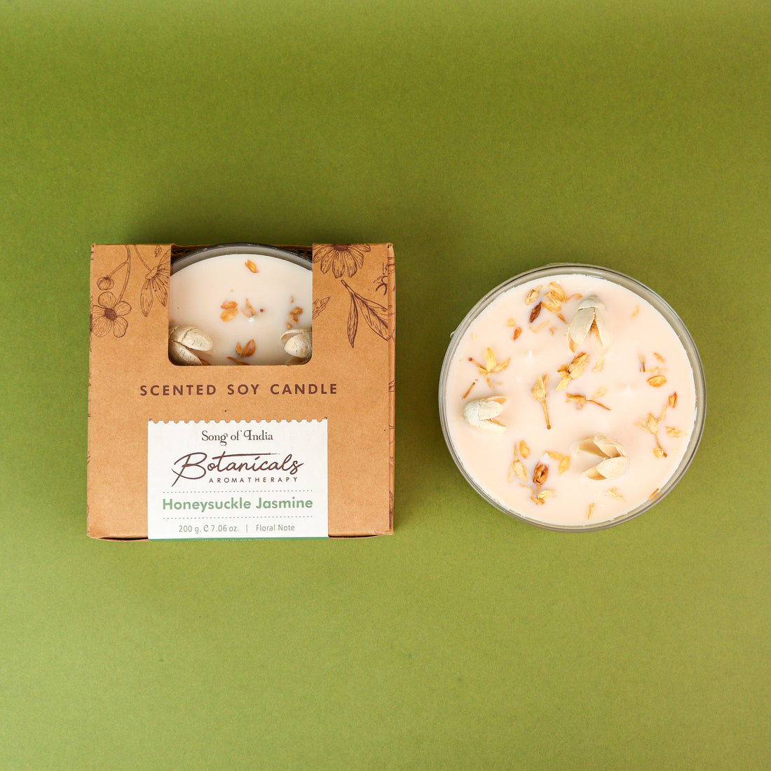 Botanical 3- Wick Candle Honeysuckle Jasmine