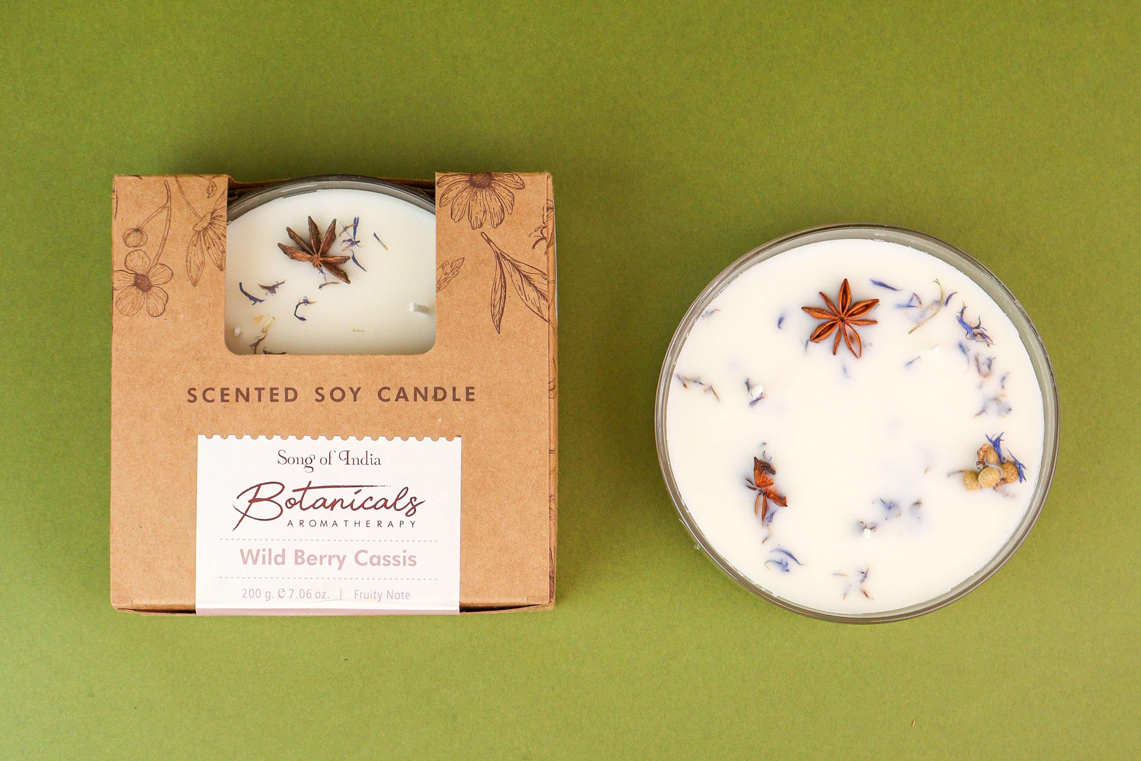 Botanical 3- Wick Candle Wild Berry