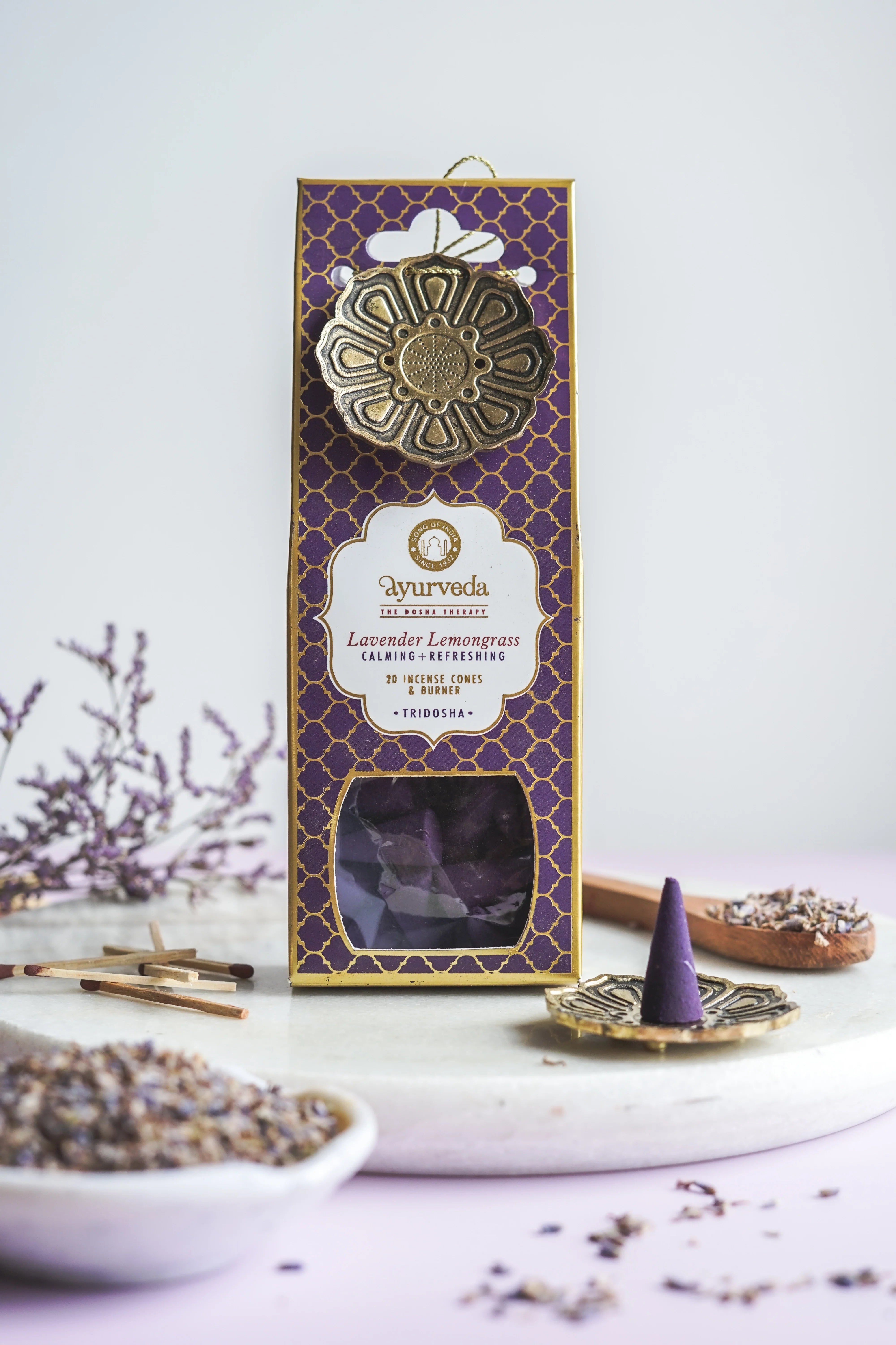 Ayurveda Cones - Lavender Lemongrass