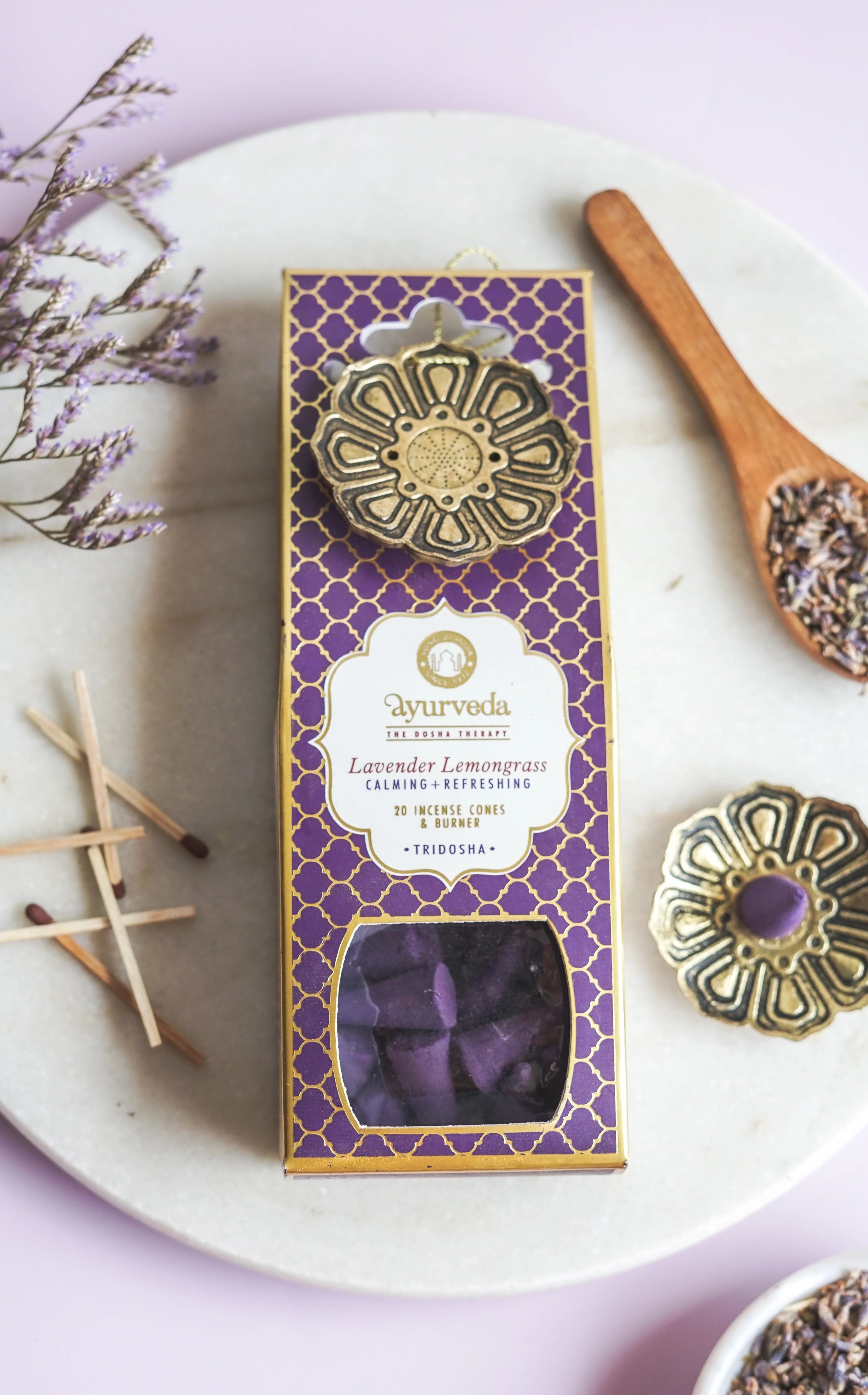 Ayurveda Cones - Lavender Lemongrass