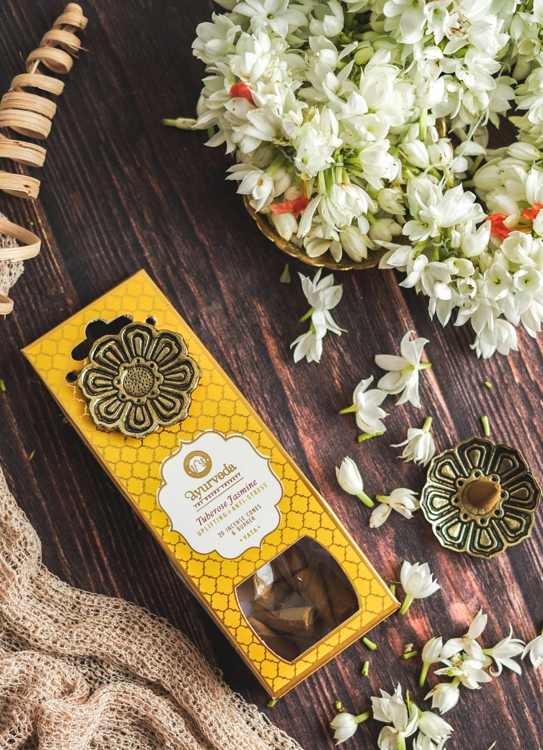 Ayurveda Cones - Tuberose Jasmine