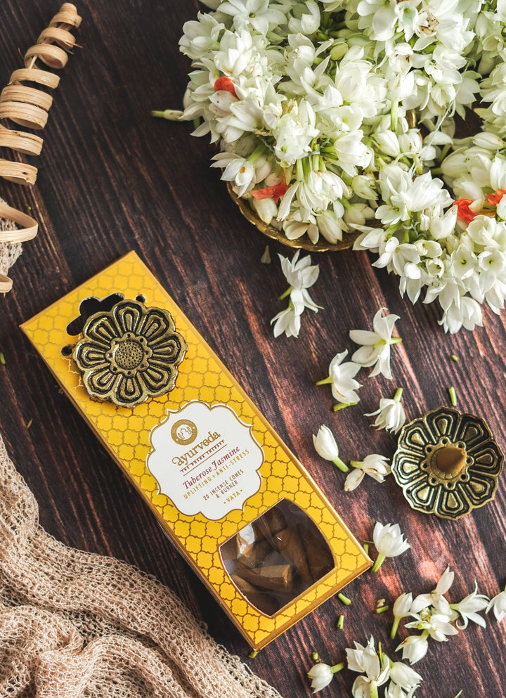 Ayurveda Cones - Tuberose Jasmine