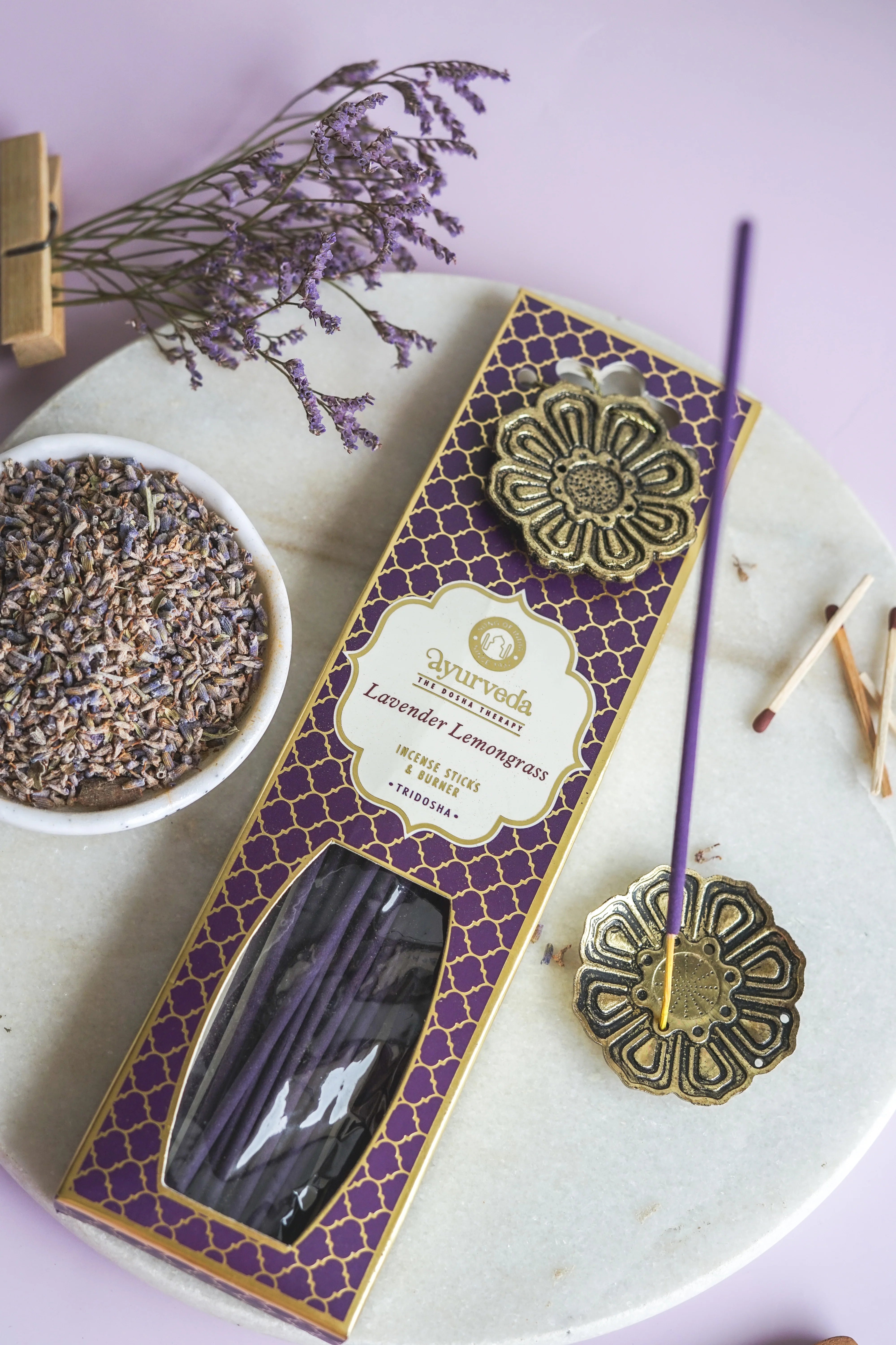 Ayurveda Incense - Lavender Lemongrass