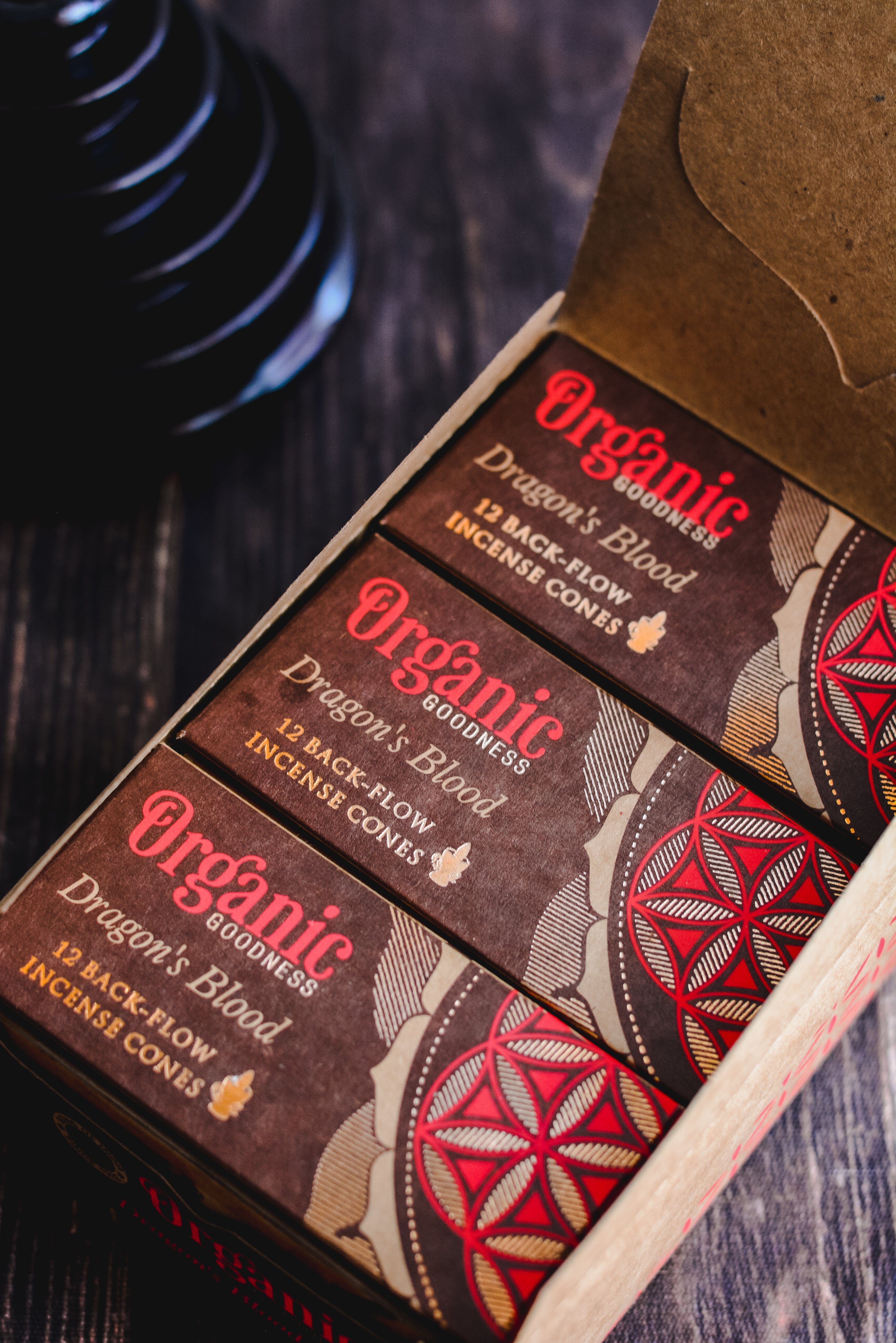 Organic Goodness Backflow Cones - Dragon's Blood