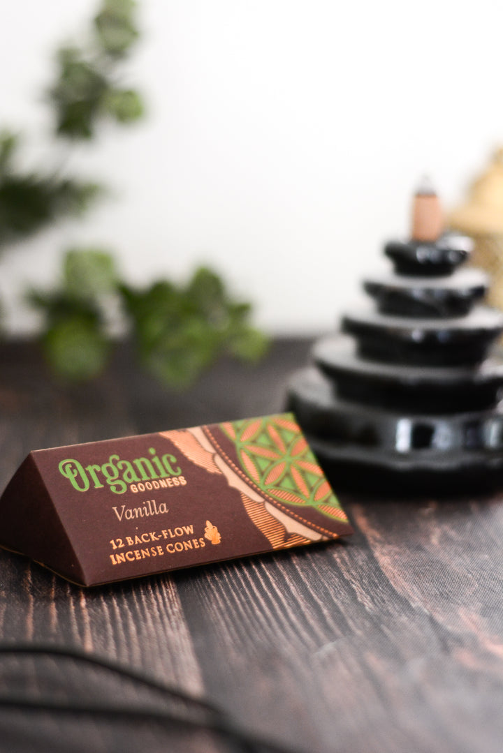 Organic Goodness Backflow Cones - Vanilla