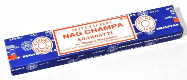 Nag Champa Incense - Box of 12 packs with 15g each