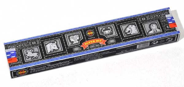 Satya - Superhit Incense Box of 12 packs with 15 g each