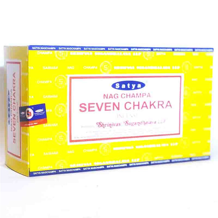 Satya - Seven Chakra Incense Box of 12 packs with 15g each (Copy)