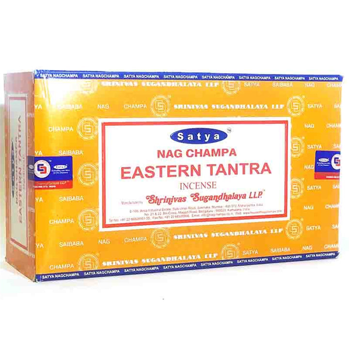 Satya - Eastern Tantra Incense Box of 12 packs with 15g each