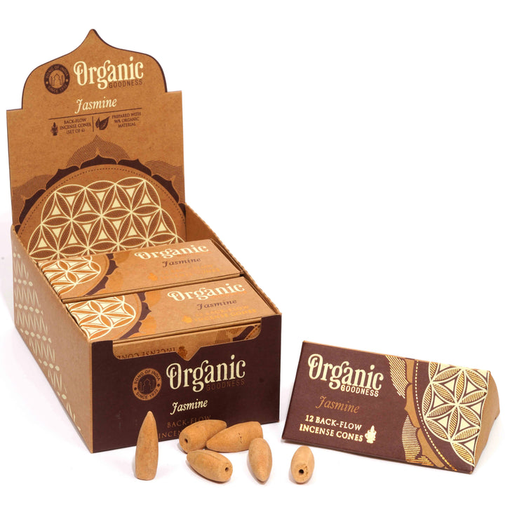 Organic Goodness Backflow Cones - Jasmine