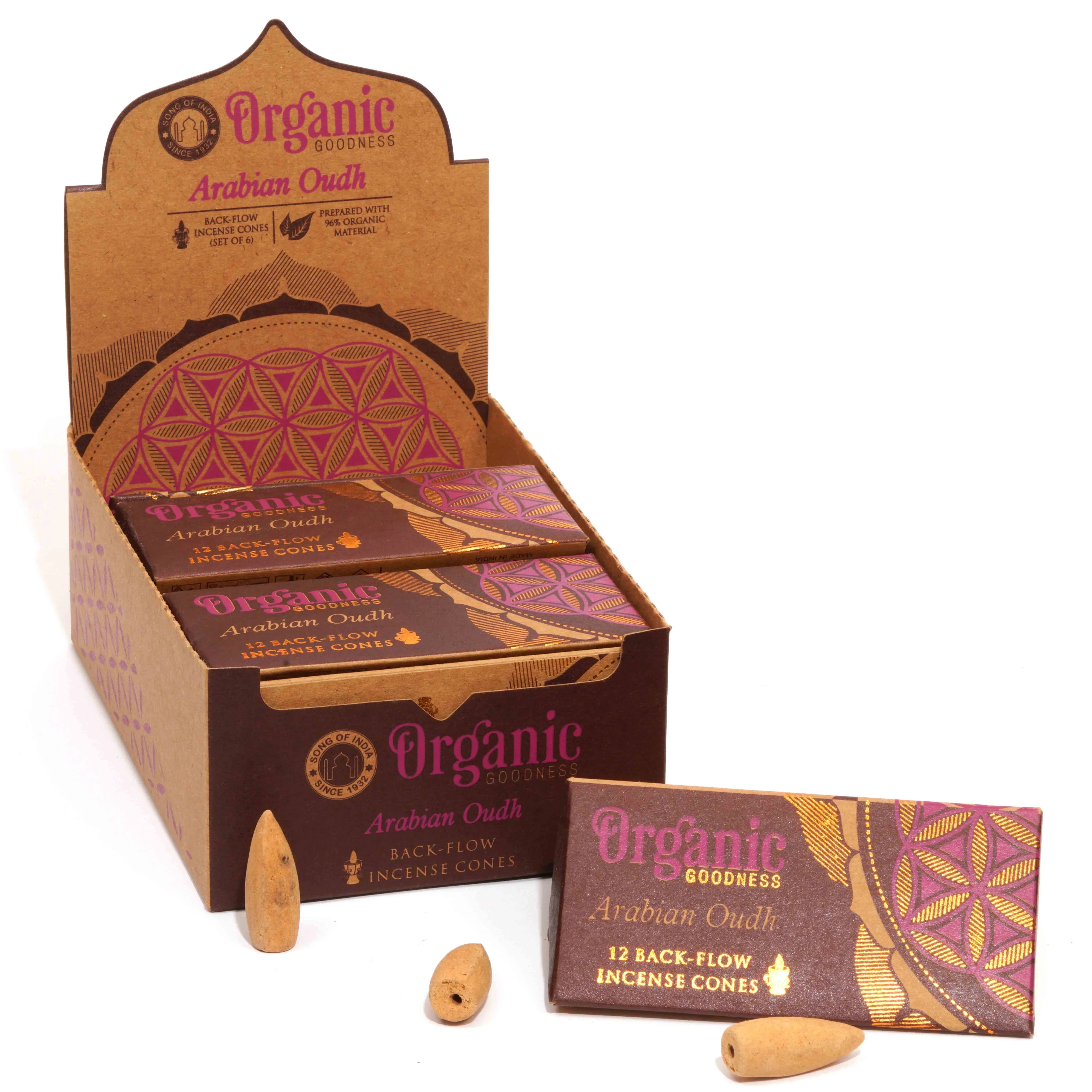 Organic Goodness Backflow Cones - Oud