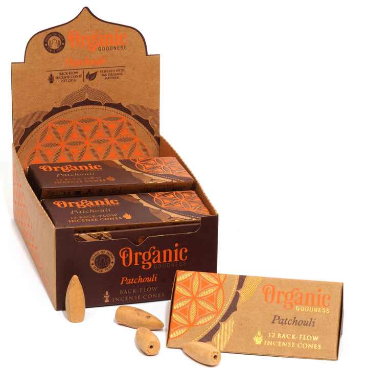Organic Goodness Backflow Cones - Patchouli