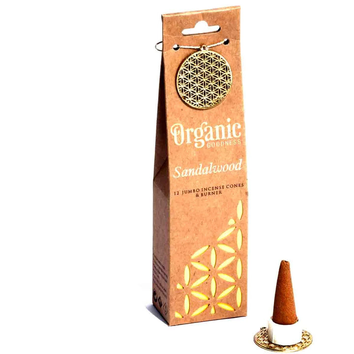 Organic Goodness Cones- Sandalwood