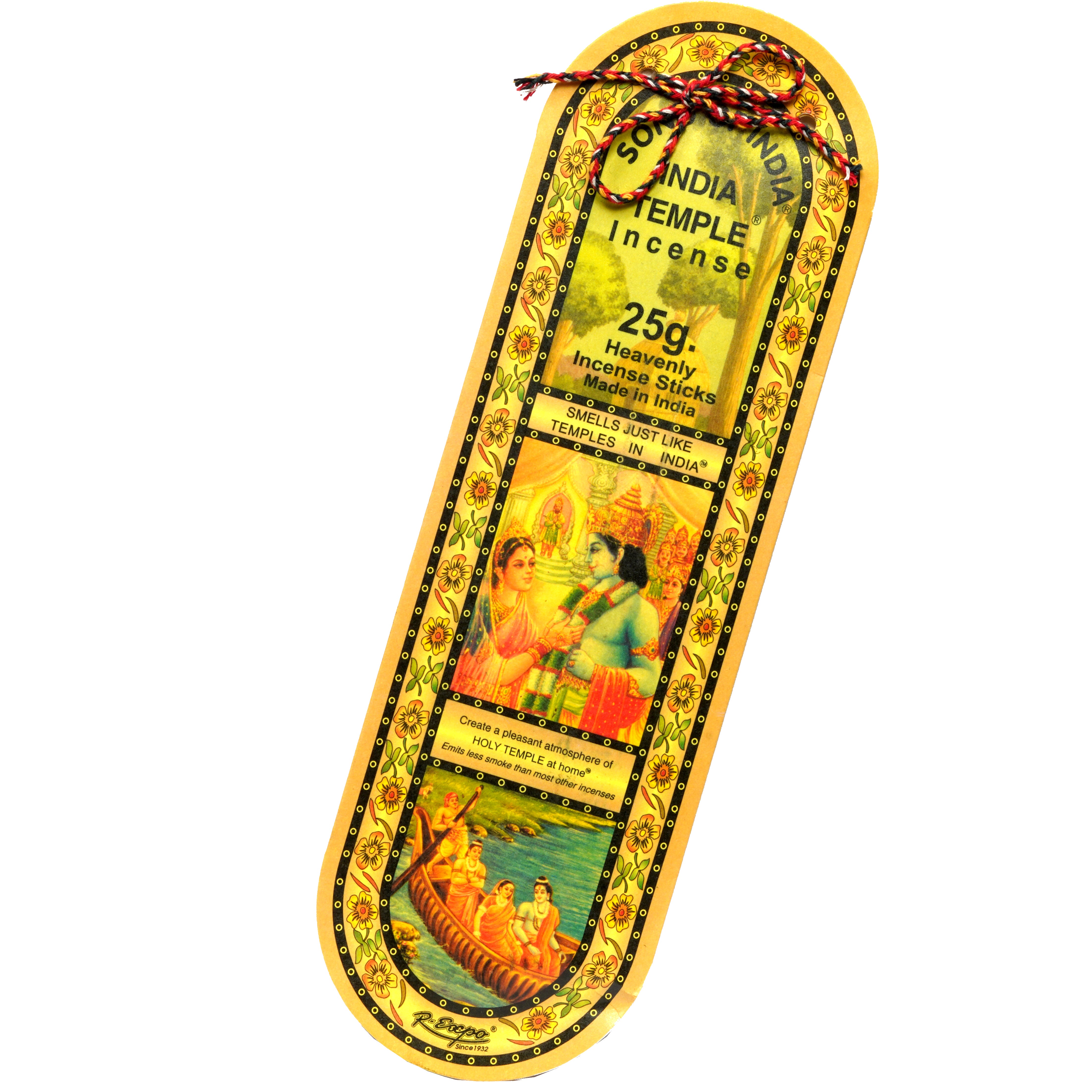India Temple Incense Sticks 25g Pack of 2