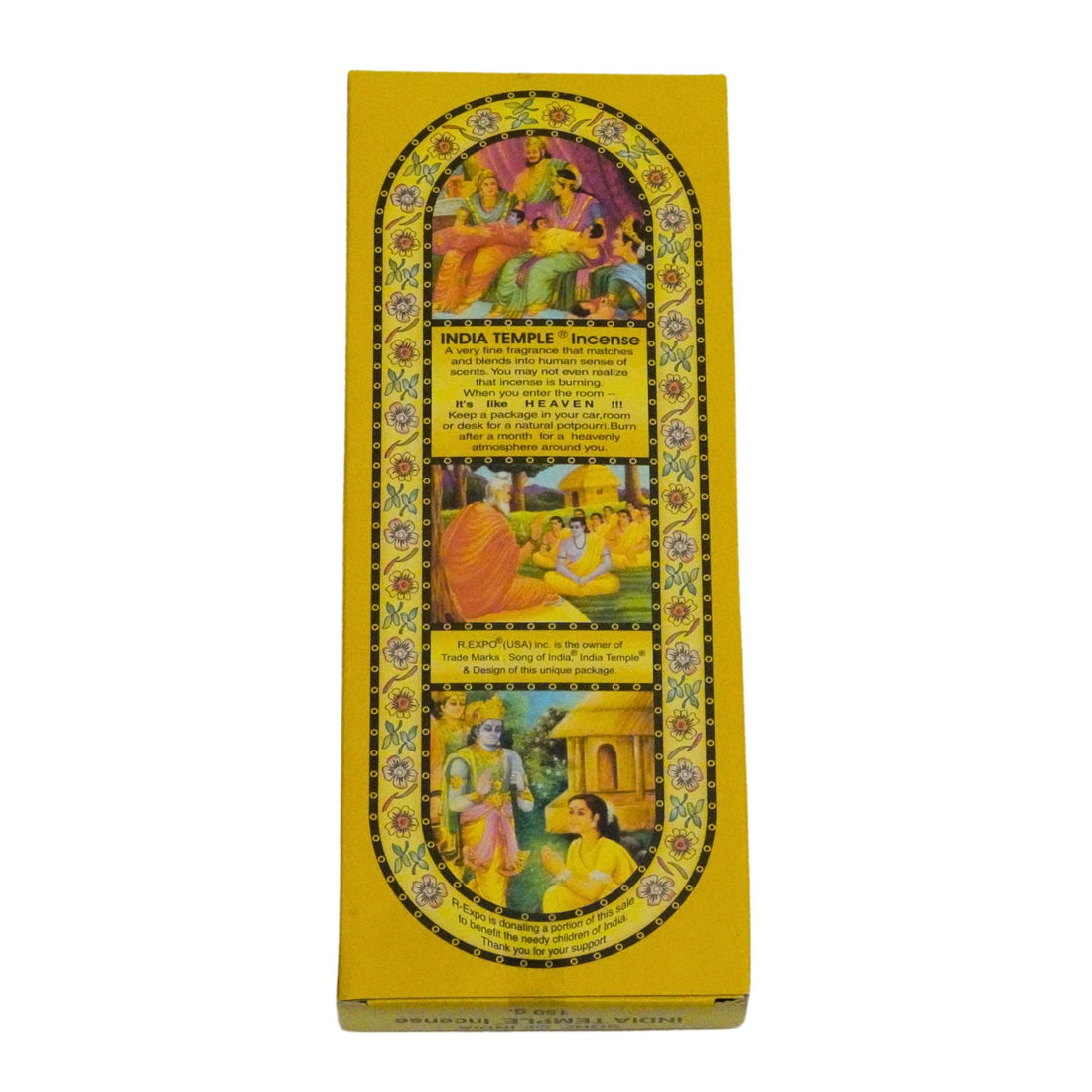 India Temple Incense Sticks - Approx 120 sricks,  150g