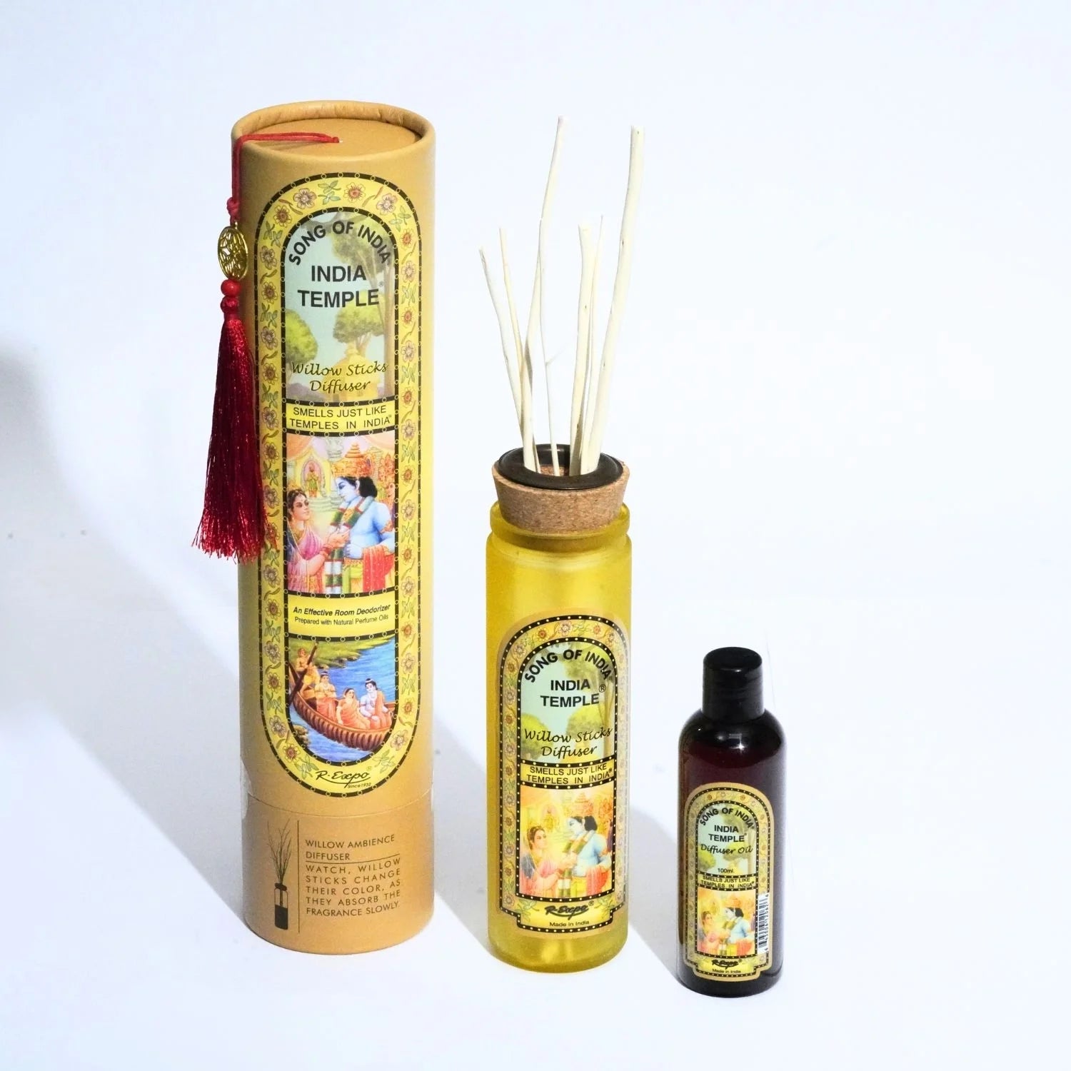 India Temple Willow Reed Diffuser with Oil