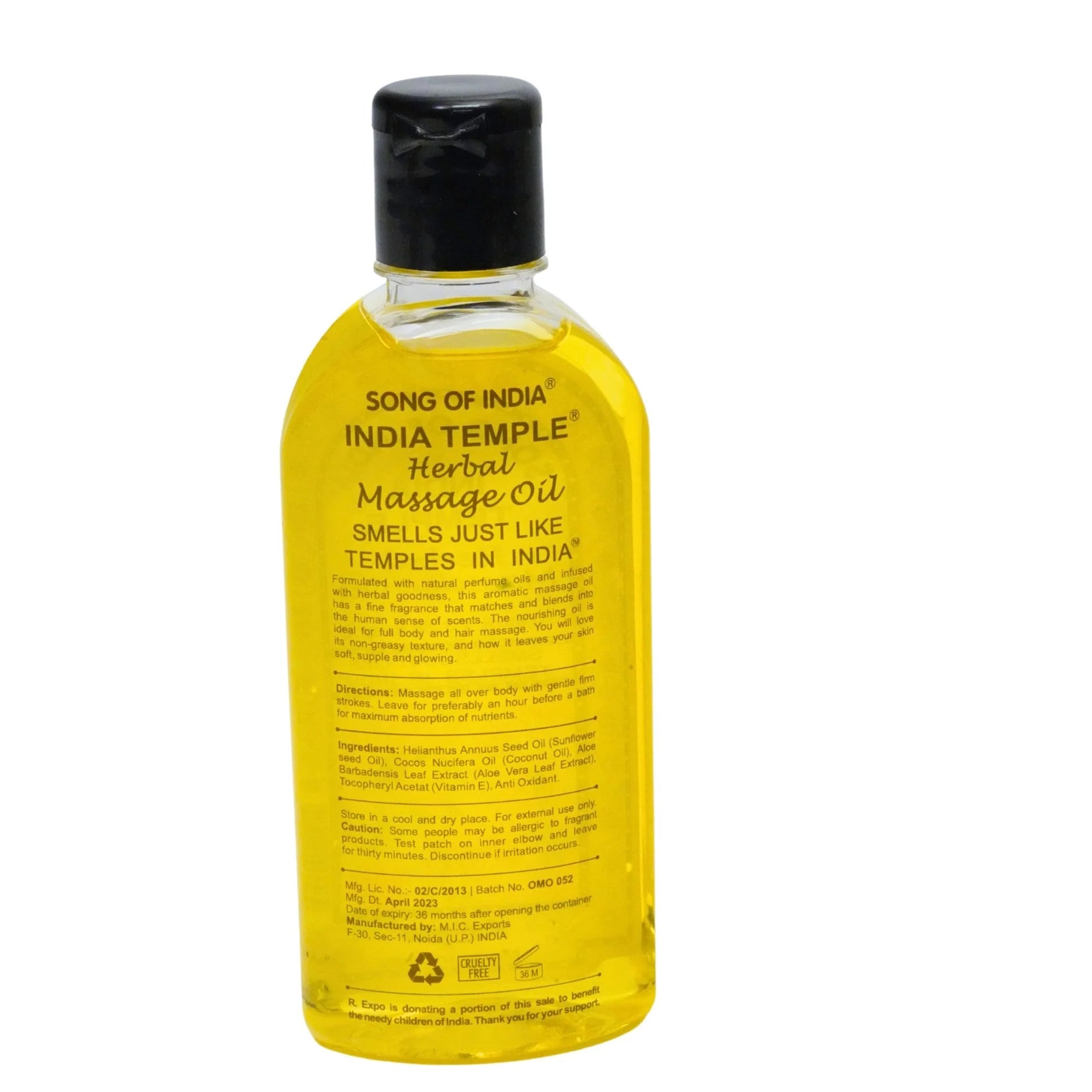 India Temple Herbal Massage Oil